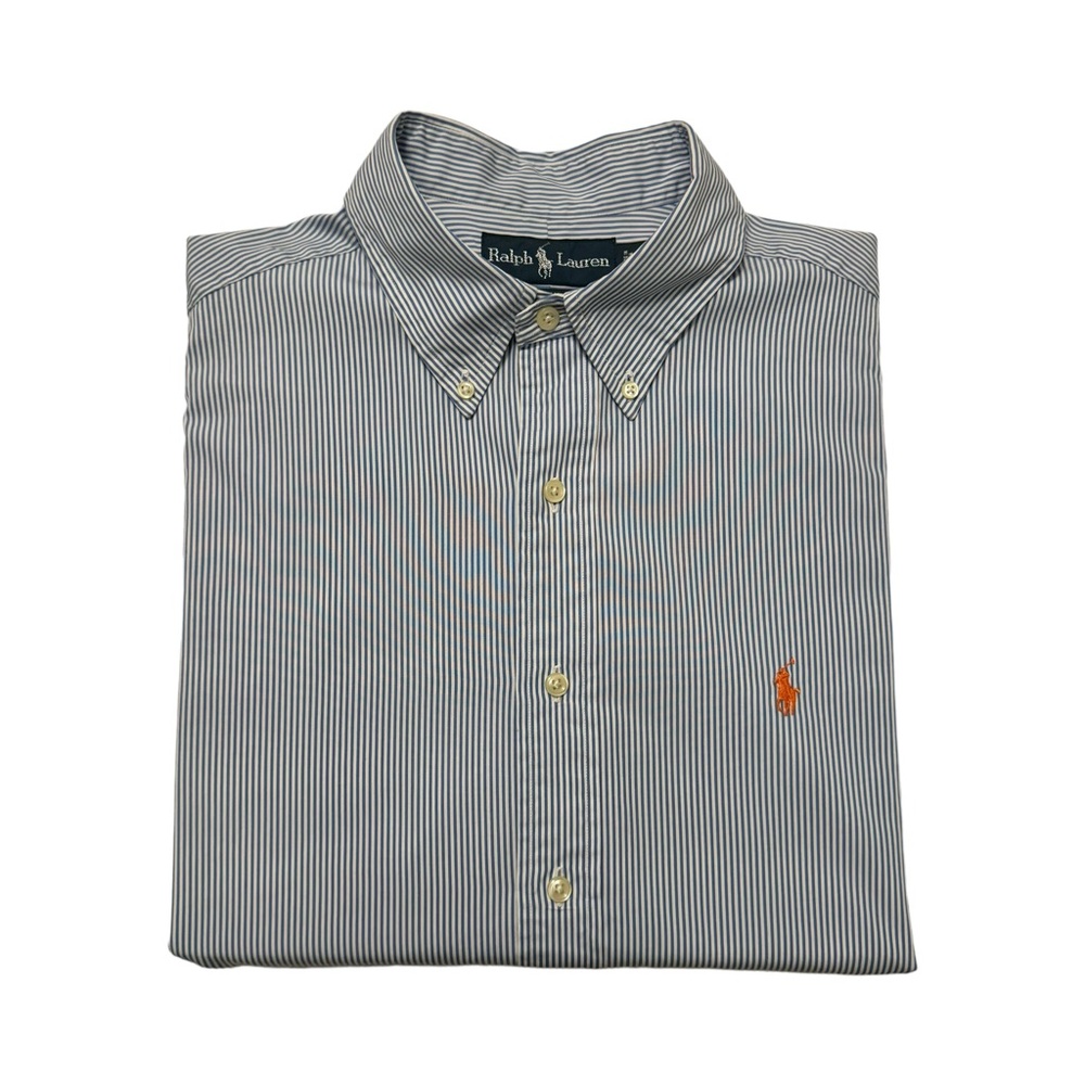 Men’s Polo Ralph Lauren Pinstripe Classic Fit Long Sleeve Button Down